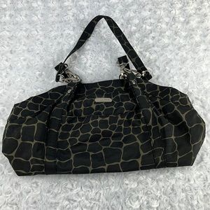Baggalinni Giraffe Print Nylon Purse